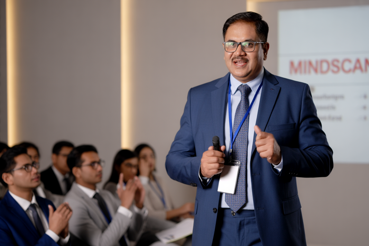 Arun Kumar Saxena guiding students on career choices after 12th
