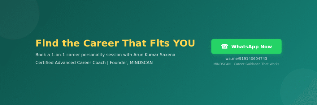 Book career counselling session with MINDSCAN — expert career coach guidance for students and professionals